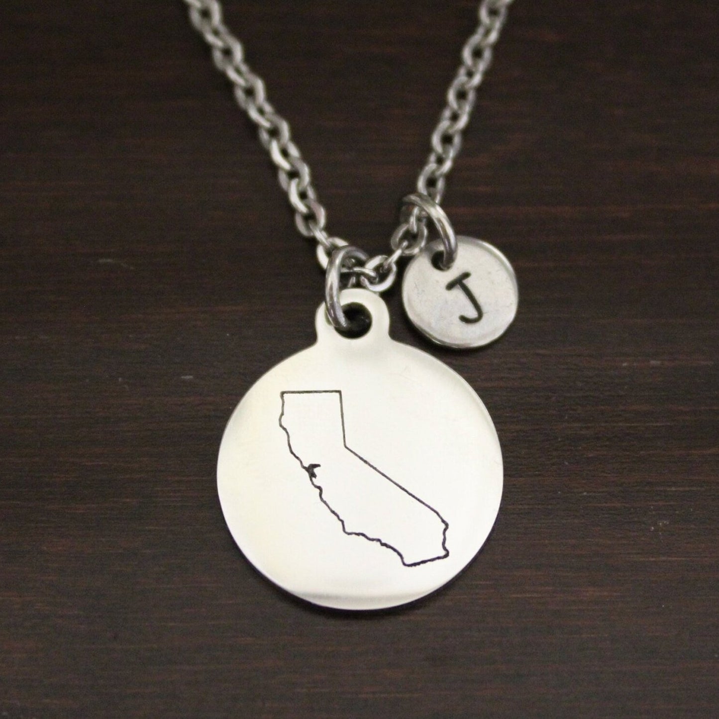 California Necklace-CA Necklace-California Jewelry-CA Jewelry-California Lover-California State-State Necklace-Home Necklace-US State-I/B/H