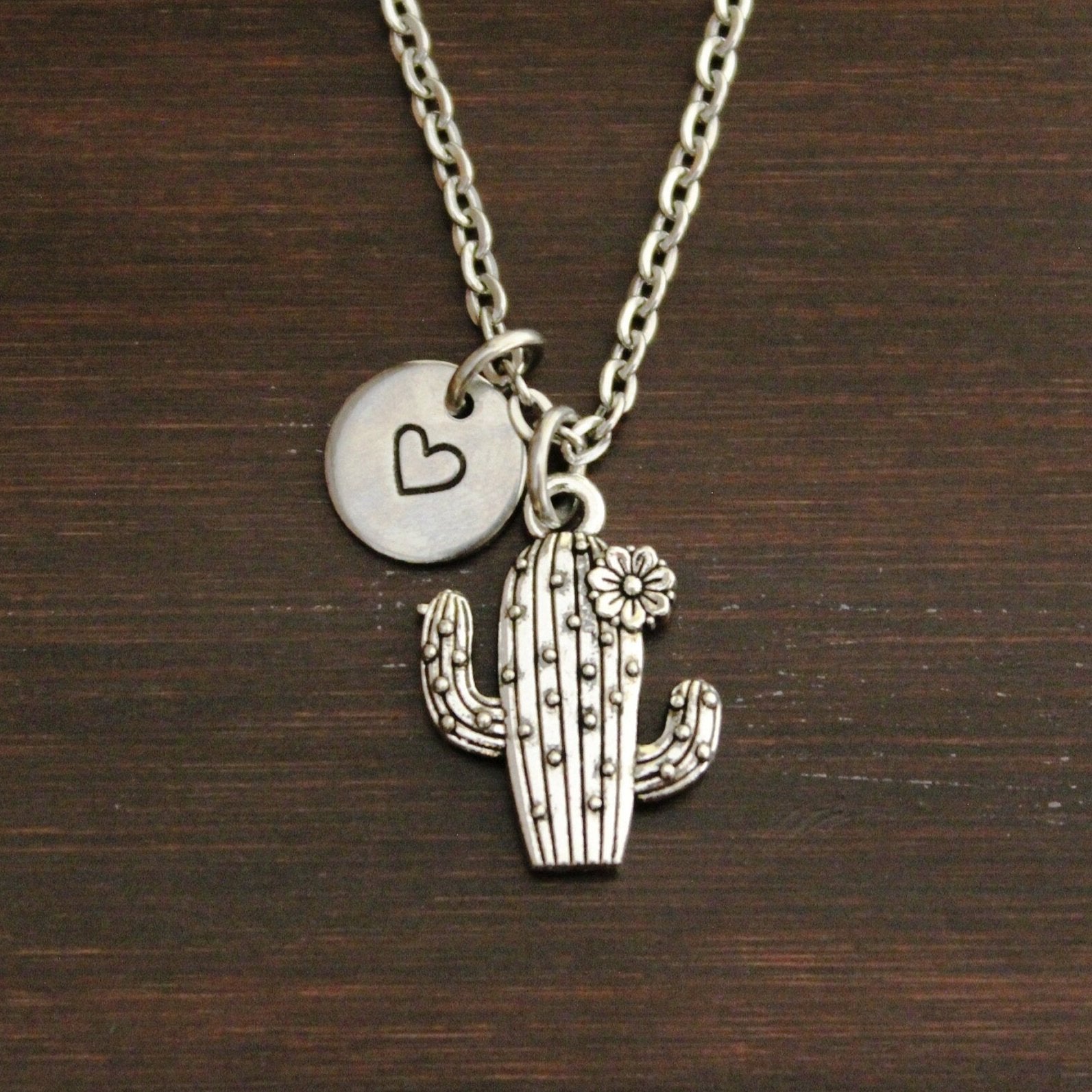 Cactus Necklace Cactus Gift Cactus Lover Cactus Jewelry Desert Necklace Desert Jewelry Cacti Necklace Desert Lover I/B/H