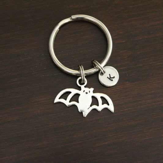 flying bat keychain animal