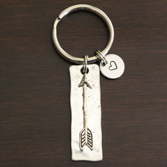 silver arrow keychain
