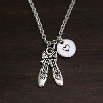 Ballet Necklace - Ballet Slippers Necklace - Athlete Necklace - Sports Player - Athlete Gift - Dancer Gift - Ballerina Necklace - I/B/H
