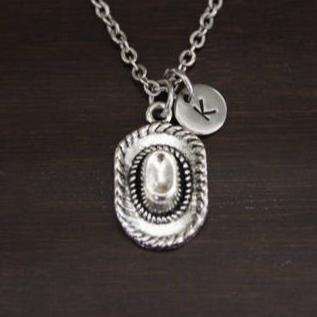 Cowboy Hat Necklace - Cowboy - Cowgirl - Country Living Gift - Horseback Rider Gift - Cowboy Jewelry - Western Themed Gift - Rancher - I/B/H