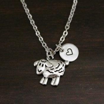 Sheep Necklace - Sheep Gift - Sheep Lover - Sheep Jewelry - Ewe - Animal Lover - Farm Gift - Ewe Jewelry - Lamb Lover - Lamb Jewelry - I/B/H