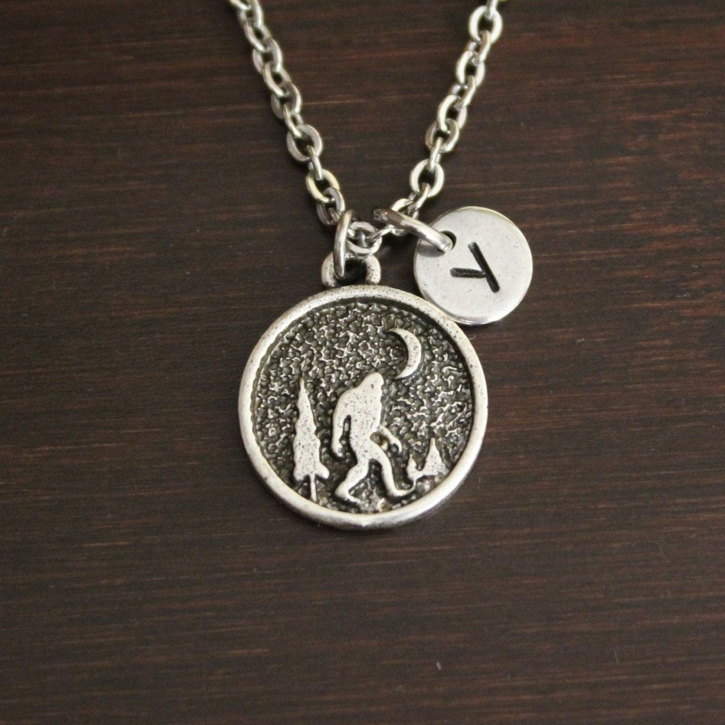 Sasquatch Necklace - Sasquatch Jewelry - Yeti Necklace - Yeti Jewelry - Big Foot Necklace - Big Foot Jewelry - Folklore - Cryptids-I/B/H 1