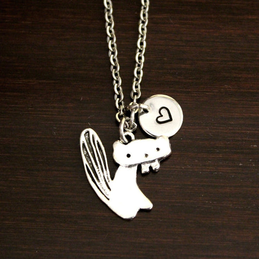 Beaver Necklace - Animal Lover Gift- Beaver Jewelry - Beaver Lover Gift - Beaver Charm - River Animal - Cartoon Beaver - Bucky - I/B/H