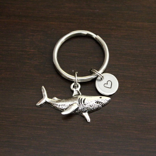 shark keychain 2d side view