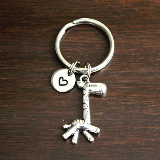 giraffe with spots keychain