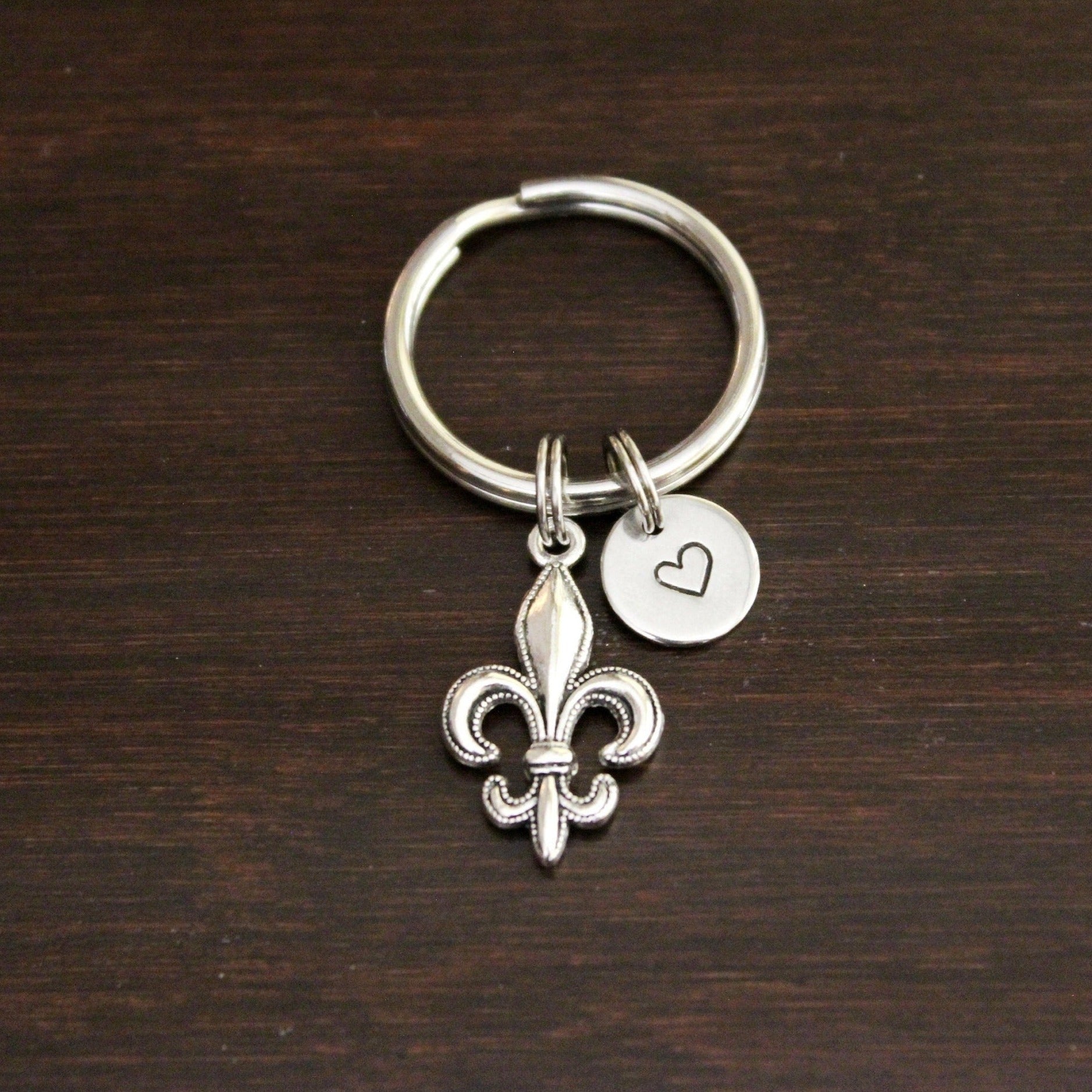 fleur de lis keychain