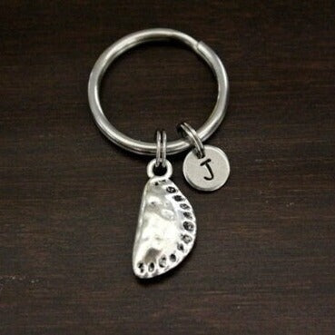 pierogi hand pie keychain 